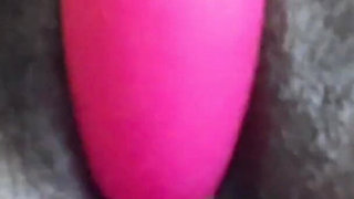 Stimulating My Clit with Vibrator Intense Squirting Orgasms