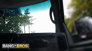 Bangbros - stunning stunner essie gotback's Tight Pussy is grasping on a Big Dick in the screw bus