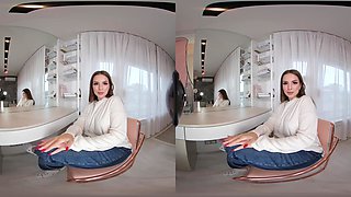 Olena In Her Bedroom