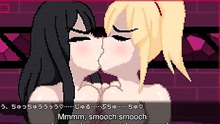 Wife and mistress messy lesbian kiss battle....?