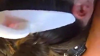 BBC Facefucks BBW Finishes with Creampie in Ass and Pussy