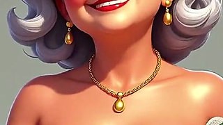 Topless Granny Animation