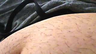 Step mom hand pulled out step son dick and handjob without shame