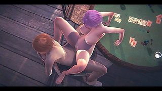 Hentai Uncensored - Tanami Blowjob and Fucked in a Tavern - Japanese Asian Manga Anime Game Porn