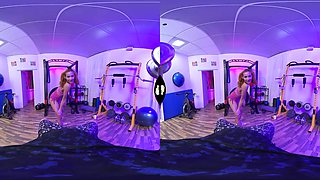 Sex in the Gym; Petite Pornstar POV VR Porn - SexLikeReal