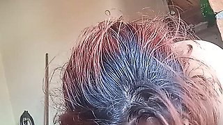 The Neighbor Takes Out His Cock to Give Him a Blowjob
