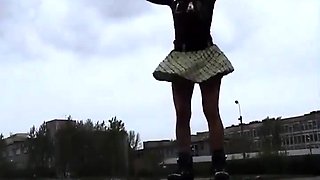 Amateur French Teen Outdoor softcore