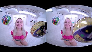 Super Hot Blonde Strips For You For Your Promotion