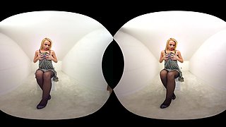 325 - Rebeca Black; Blond Amateur Strip And Solo Masturbation