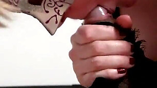 My Cock Wrapped in Panties and Well Sucked