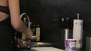 Surprise in the Kitchen - How a Slut Should Cook