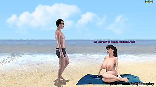 Adventures Of Willy D: Girl With Huge Boobs, Public Beach Deepthroat And Throat Pie-S2E25