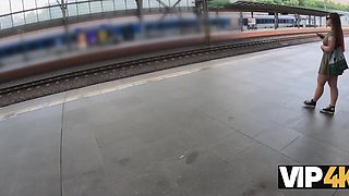 The romantic couple has their tripped ending with a blonde whoring out