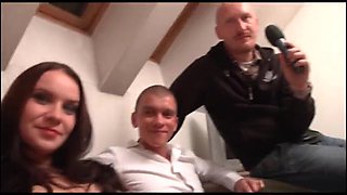 Sexy young couple fucking sucking fingering cum in mouth