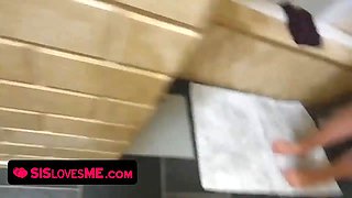 Chloe Scott gets nailed by her brother in many postures