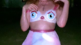 Small titted babe gives awesome blowjob