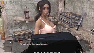 Taboo threesome with big-boobed stepmom and her stepdaughter in public