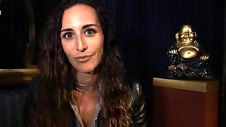 Katrina angel and friend with big black cock in glory hole