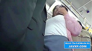 Asian Babe Fucks On The Public Bus