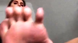 Goddess Lena - Smoking Foot