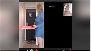 Hot Mature Milf Blows & Shags Pizza Man, While On Skype Call To Hubby! British Amateur Cuckold X