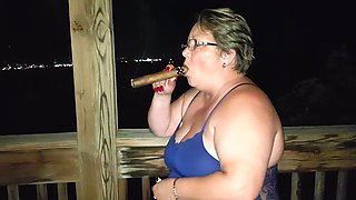 Huge Cigar Smoking