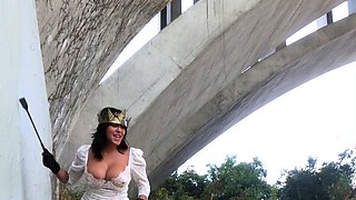 Femdom fetish strap porno