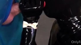 LatexDesire - Horny rubber doll used in a lost place