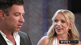 Bride Danielle Renae Gets Stretched Out In 5-bbc Gangbang While Hubby Watches