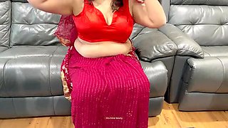 Indian Bhabhi Saree Uplift Petticoat Lip Lock Kissing Desi Erotica