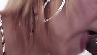 Slut Blonde Fucking in the Gloryhole!