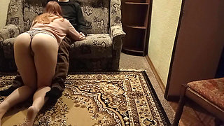 Your girlfriend is busy now. Wait cuckold