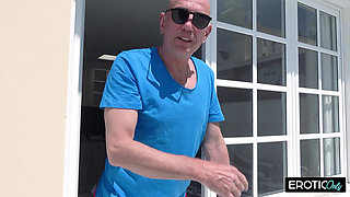 Sweet German Babe Gets Fucked by Stranger at the Pool While on Vacation