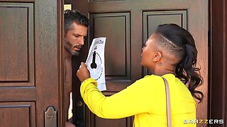 Lustful ebony Avery Jane porn perverted story