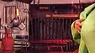 Double Penetration on the Kitchen Table for Laura Angel