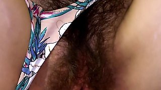 Find and Fuck My Pink Hole - Full Bush - POV - Pulled Aside Panties