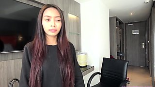 Pettie Asian Gets Fresh Cum After Wild Fucking