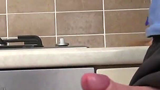 Chubby Ashley R gets fucked from Luke H in the kitchen