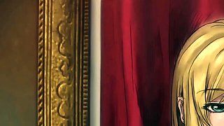 Hentai: Immortal Curvy Busty Blonde Cutie Pleases Her Aged Husband With Unforgettable Sex