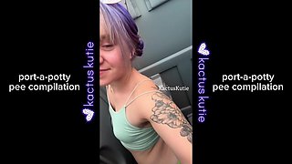 Port-a-potty Pee Compilation