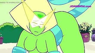 Hot Lesbian Cartoon - Peridot's Botany Class XXX Hentai Parody