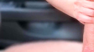 A Girl Caught Me Jerking off in the Car and Help Me Cum 4K. Ep 22202