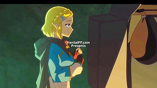 Elf Blonde Zelda Get Fucked In The Pool ( Animation Uncensored )