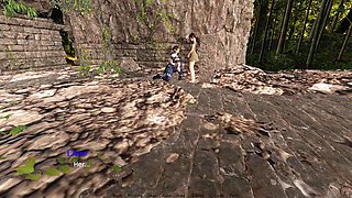 Ebony Teen Blows Fat White Loser-bound by Lust #5- Gameplay