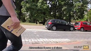 Hunt4k. lavventurosa denisse e felice di fare sesso per soldi a praga