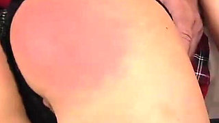 Sasha otk stairs spanking