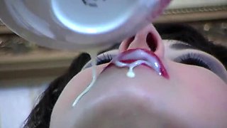 Amateur MILF Wanilianna Fetish Show - Nylon Stockings & Dildo Cum Play