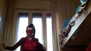 I Masturbate and Undress in Front of the Window