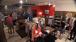 Something Sparks Each Time Their Eyes Meet Inside the Quiet Fashion Shop