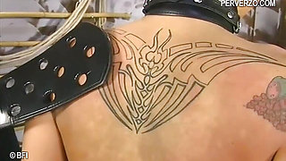 German milf gets extreme whipping